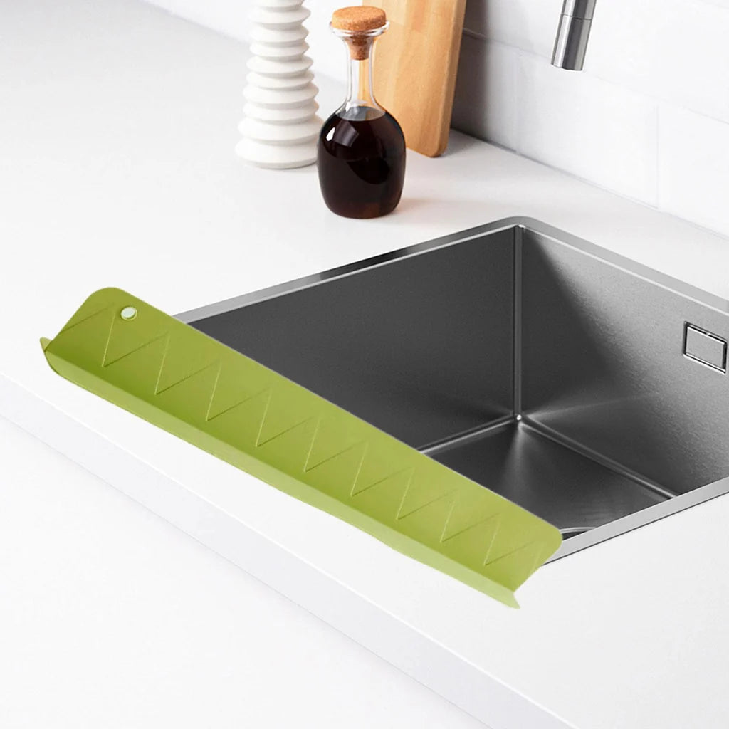 Silicone Sink Splash Guard for Kitchen – Adjustable Water Barrier | With Suction Cup (Big Size)